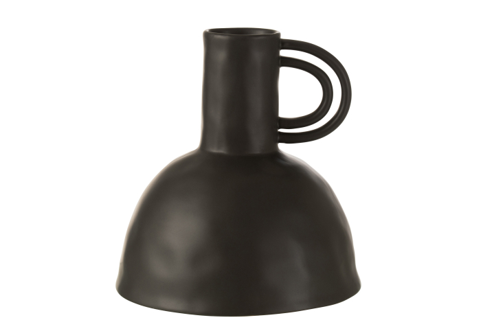 Vaza, Ceramica, Negru, 23.5x23.5x24 [1]