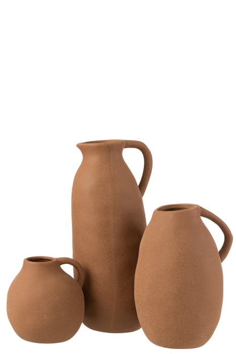 Vaza, Ceramica, Portocaliu, 15x13x36 [2]