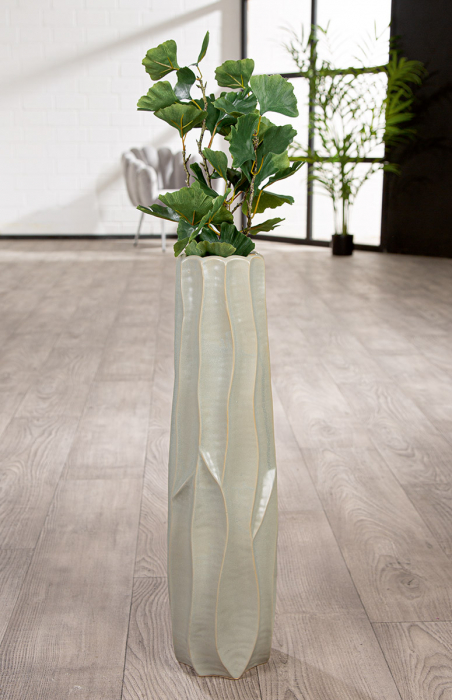 Vază, Ceramică, verde, PU 1, H 63 cm, D 18 cm [3]