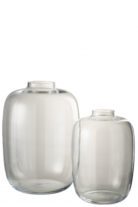 Vaza Cleo, Sticla, Transparent, 32.5x32.5x45.5 cm [2]