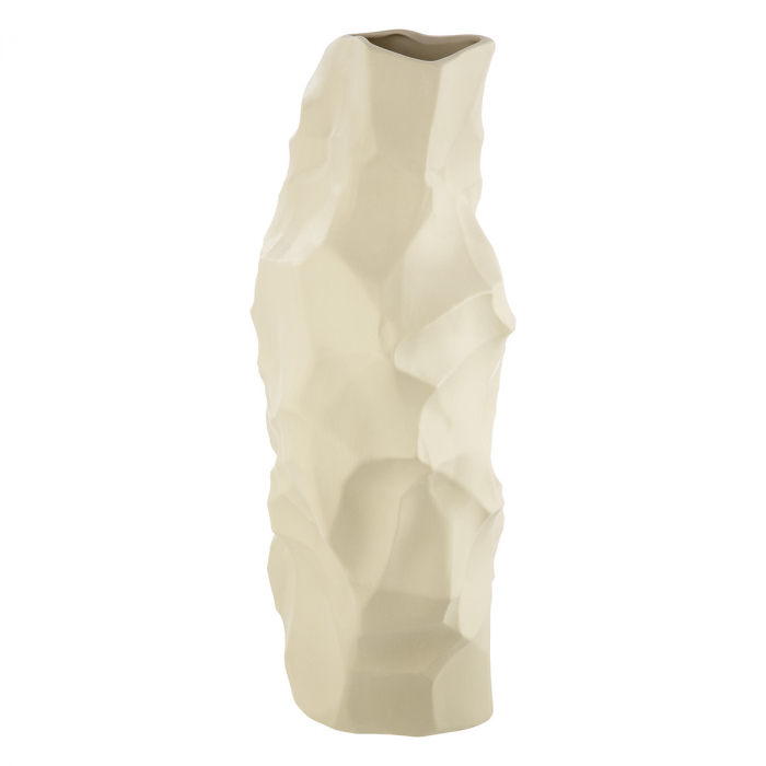 Vază, Con, Porțelan, bej, PU 1, L. 15 cm, L. 22 cm, H 39 cm [3]