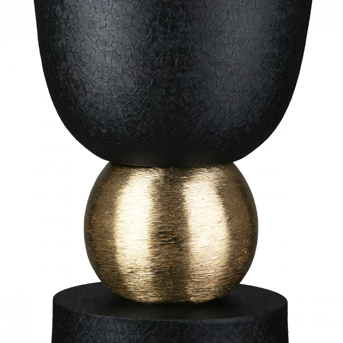 Vaza, conica, Nama, Aluminiu, negru, PU 1, H. 39,5 cm, D. 16,5 cm [3]