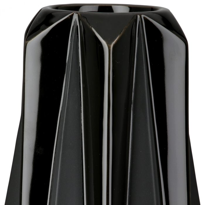 Vaza, conica, Panteon, Ceramica, neagra, PU 2, H. 30 cm, D. 15 cm [4]
