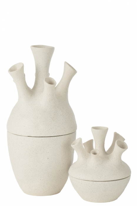 Vază, Coral Clay Alb L, L 14.5| W 14.5| H 29.5 cm [3]