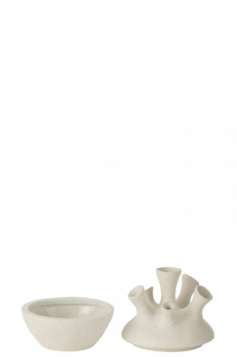 Vază, Coral Clay Alb S, L 17| W 17| H 19.5 cm [2]