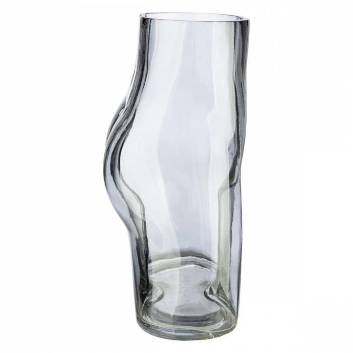 Vază, Corp, Motiv femeie, Sticlă, gri, PU 3, L. 11 cm, L. 15 cm, H 23 cm [3]