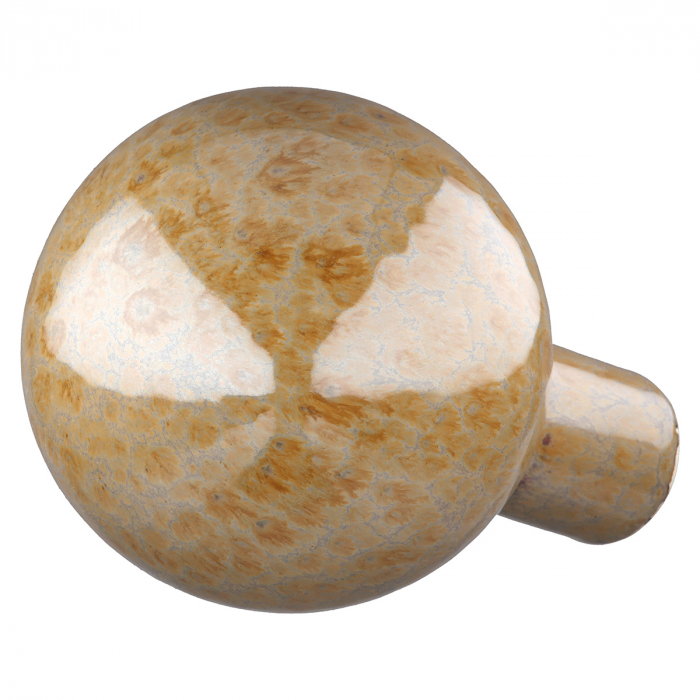 Vază cu capac, ceramică, maro, PU 1, H 29 cm, D 21 cm [4]