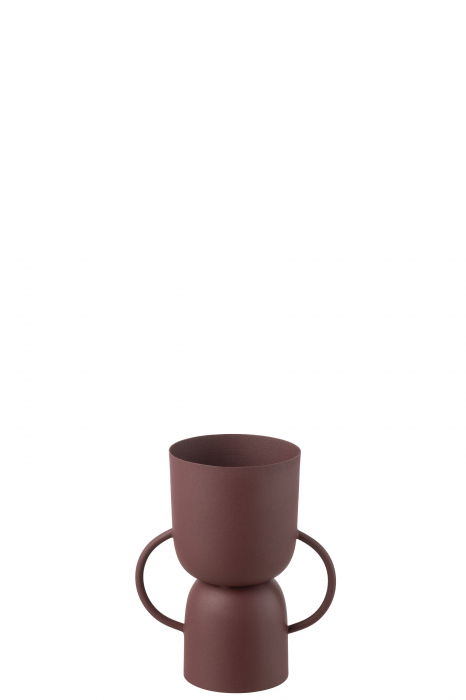Vază, Cup Iron Maroon, L 19.5| W 13| H 23.5 cm [1]