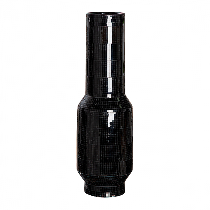 Vaza de podea, Black Disco, Ceramica, neagra, PU 1, H. 51 cm, D. 16 cm [1]