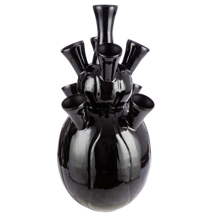 Vază de podea, Fier, negru, PU 1, H 64 cm, D 35 cm [1]
