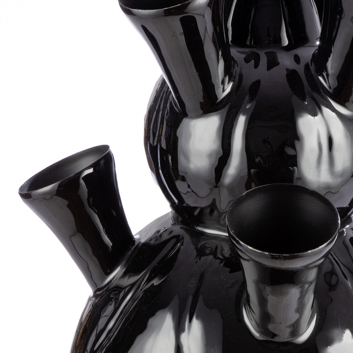 Vază de podea, Fier, negru, PU 1, H 64 cm, D 35 cm [4]
