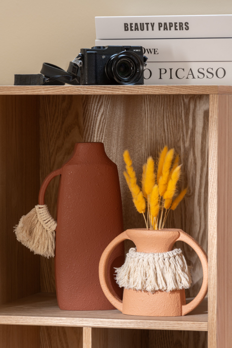 Vază decor, Toli Mdf Maro/natur Sortiment de 2, L 16.5| W 7| H 30 cm [3]