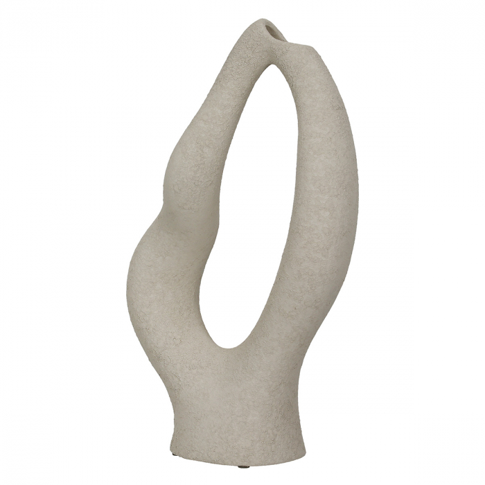 Vaza decorativa, Milan, Ceramica, gri deschis, PU 2, L. 10 cm, L. 28 cm, H. 40 cm [1]