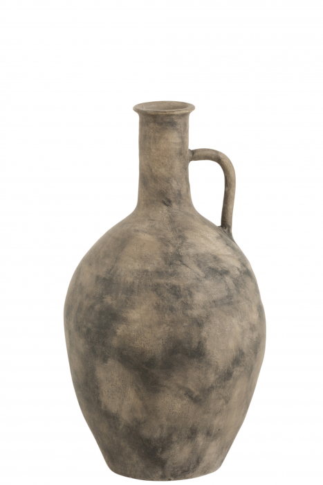 Vaza decorativa Spotted, Ceramica, Maro, 30x30x55.5 cm