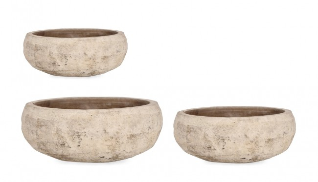 Vaza din Teracota Minh, Set3, Ø32X16H; Ø40X19H; Ø55X23H [1]