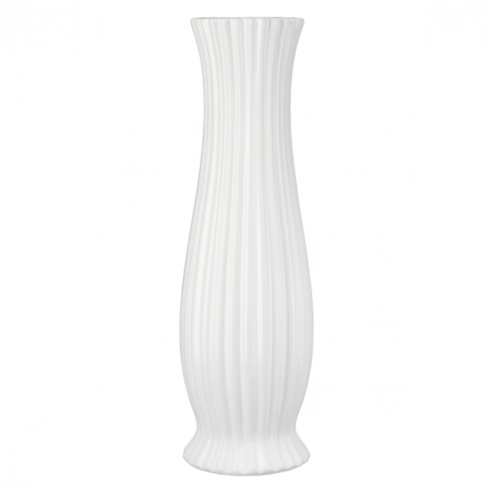 Vaza, Diverso, Ceramica, alba, PU 6, 3 buc. asortate, H. 33,5 cm, D. 9 cm [3]