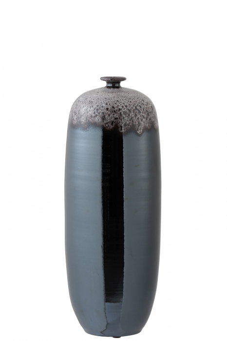 Vaza Dot, Ceramica, Maro Gri, 26x26x70 cm