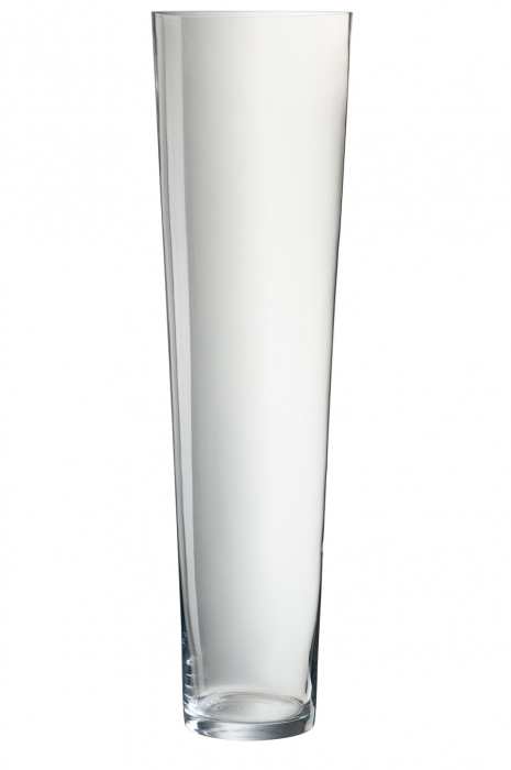 Vaza Extra, Sticla, Transparent, 25x25x90 cm