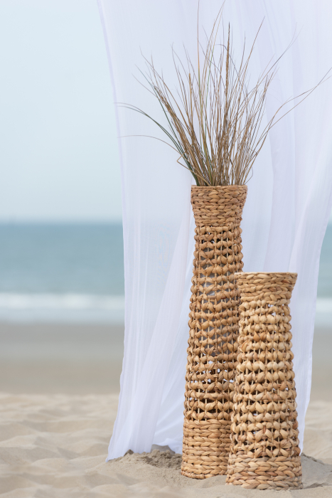 Vaza, Fibre naturale, Natural, 20x20x80 [3]