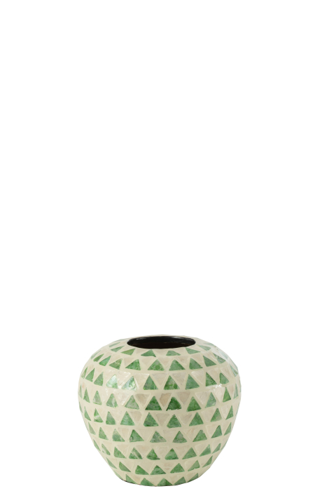 Vaza, Fibre naturale, Verde, 26x26x22 [1]