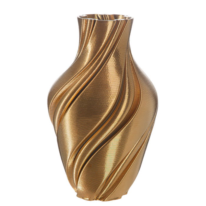Vaza, „Fold”, Ceramica, aurie, PU 1, H 26,5 cm, A. 16 cm [3]