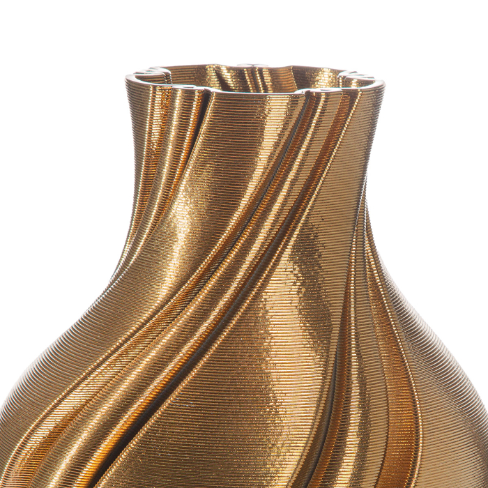 Vaza, „Fold”, Ceramica, aurie, PU 1, H 26,5 cm, A. 16 cm [2]
