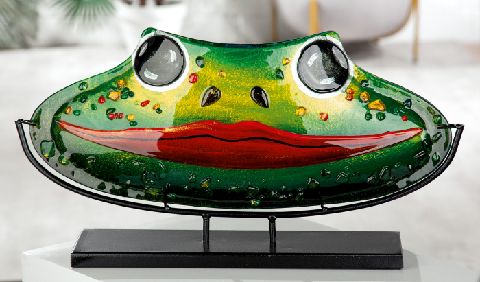 Vaza Frog, Sticla, Multicolor, 50x21x5 cm GILDE