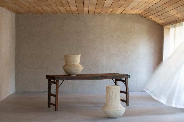 Vază, Gada Hartie Mache, natur, L 40| W 40| H 60 cm [4]