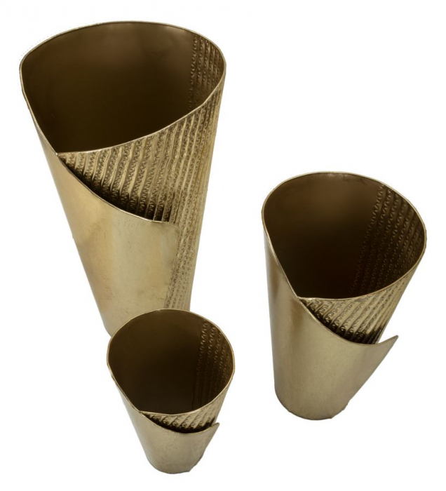 Vaza/ Ghiveci, FLOSTY cm 39x42x75-32x32x55-25x25x35 [3]