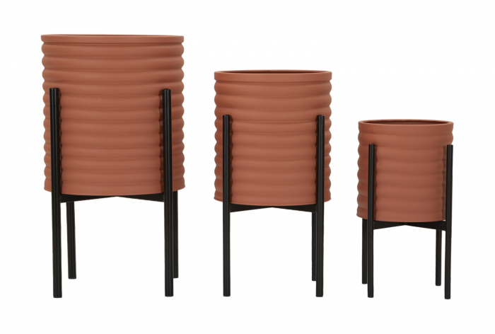 Vaza/ Ghiveci, MILLY set 3 cm ø 36x56,5-30x48,5-24x37,5 [2]