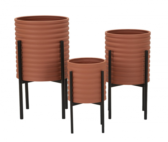 Vaza/ Ghiveci, MILLY set 3 cm ø 36x56,5-30x48,5-24x37,5 [1]