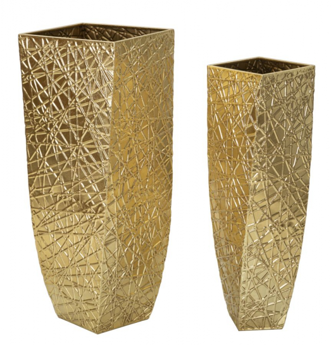 Vaza/ Ghiveci, SQUER 34x34x90-25x25x78 cm [1]