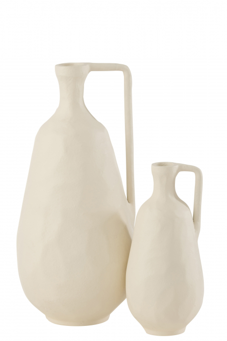 Vază, Goa Aluminiu, Alb M, L 16.5| W 16| H 35 cm [2]