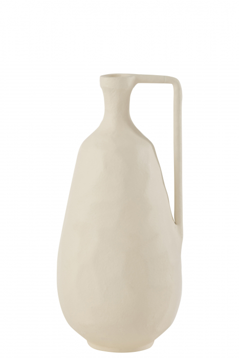 Vază, Goa Aluminiu, Alb M, L 16.5| W 16| H 35 cm [1]