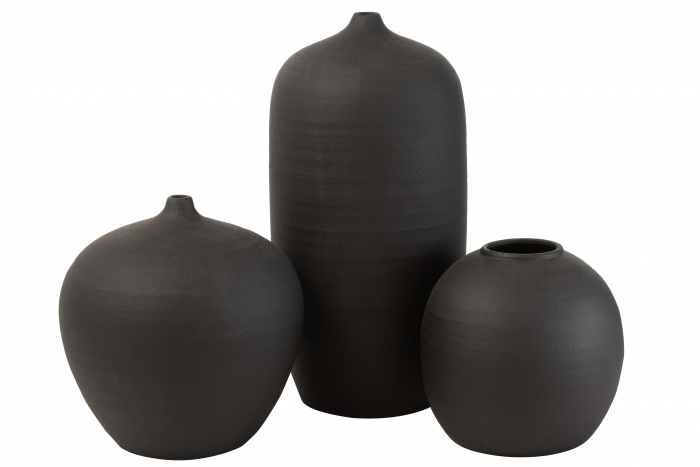 Vaza High, Ciment, Negru, 29x29x58 cm [2]