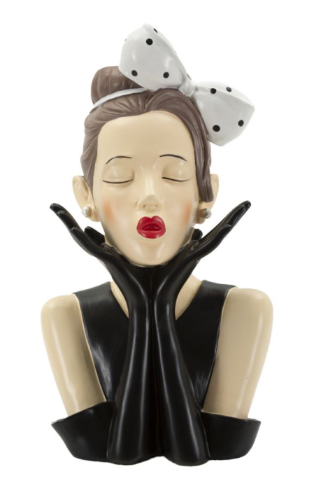 Vaza, Hollywood woman -a- 17x14x30.5 cm [1]