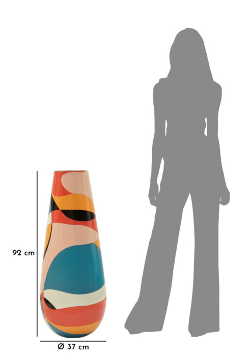 Vaza inalta Rubic cm ø 37x92 (ø cm 14) [6]