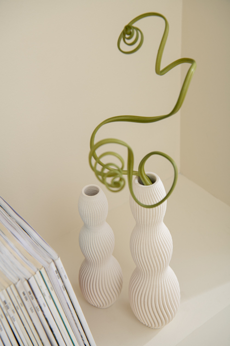 Vază, Kudos ceramică, Bej M, L 10.5| W 10.5| H 32.5 cm [3]