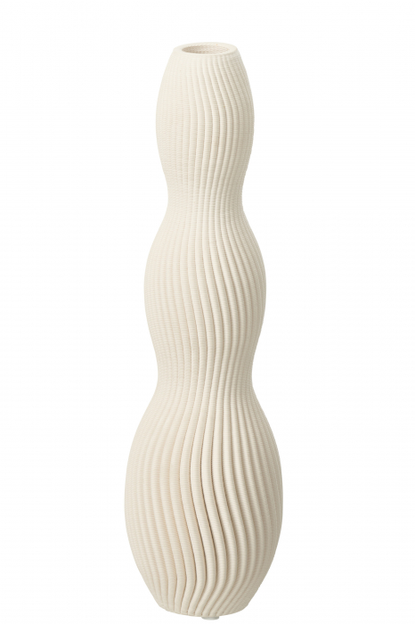 Vază, Kudos ceramică, Bej M, L 10.5| W 10.5| H 32.5 cm [1]