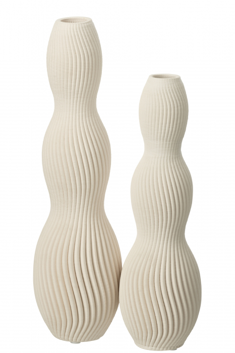 Vază, Kudos ceramică, Bej M, L 10.5| W 10.5| H 32.5 cm [2]