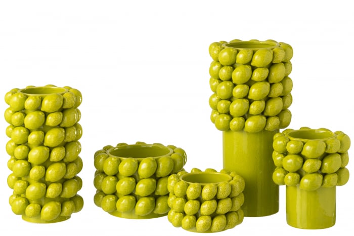Vază, Lamaie, ceramică, Verde M, L 19.2| W 19.2| H 34.5 cm [2]