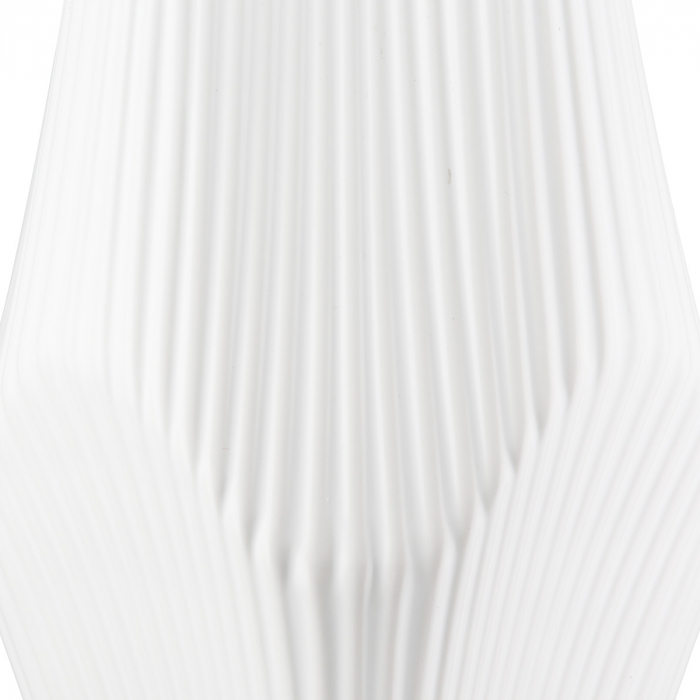 Vaza, Lapci, Ceramica, alba, PU 1, L. 15 cm, L. 15 cm, H. 30 cm [3]