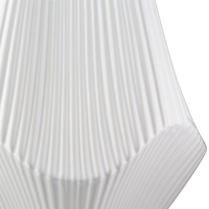 Vaza, Lapci, Ceramica, alba, PU 1, L. 22 cm, L. 22 cm, H. 18,5 cm [3]