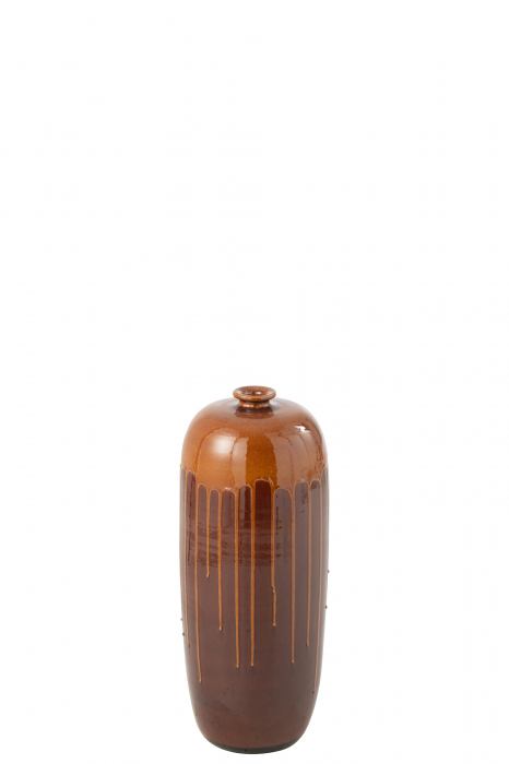 Vază, Lee Terra Maro strălucitor/Portocaliu S, L 19| W 19| H 55 cm [1]