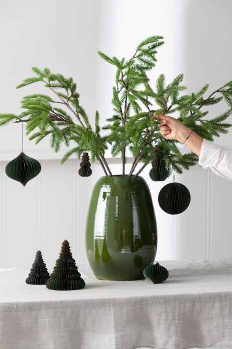 Vază, Lola Porțelan, Verde M, L 29| W 29| H 40 cm [2]