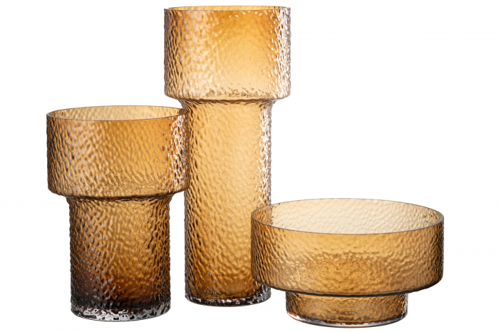 Vază, Low Betty Sticlă, Maro, L 28| W 28| H 15 cm [2]