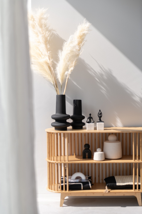 Vază, Lyra Clay Neagra S, L 18| W 18| H 32 cm [2]