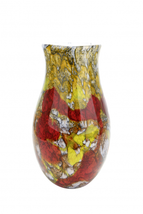 Vaza Macula, sticla, multicolor, 36×19 cm GILDE