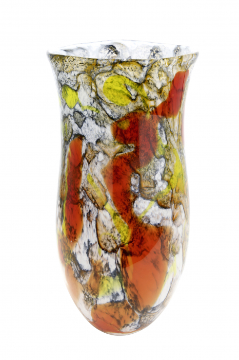 Vaza Macula, sticla, multicolor, 45×22 cm GILDE
