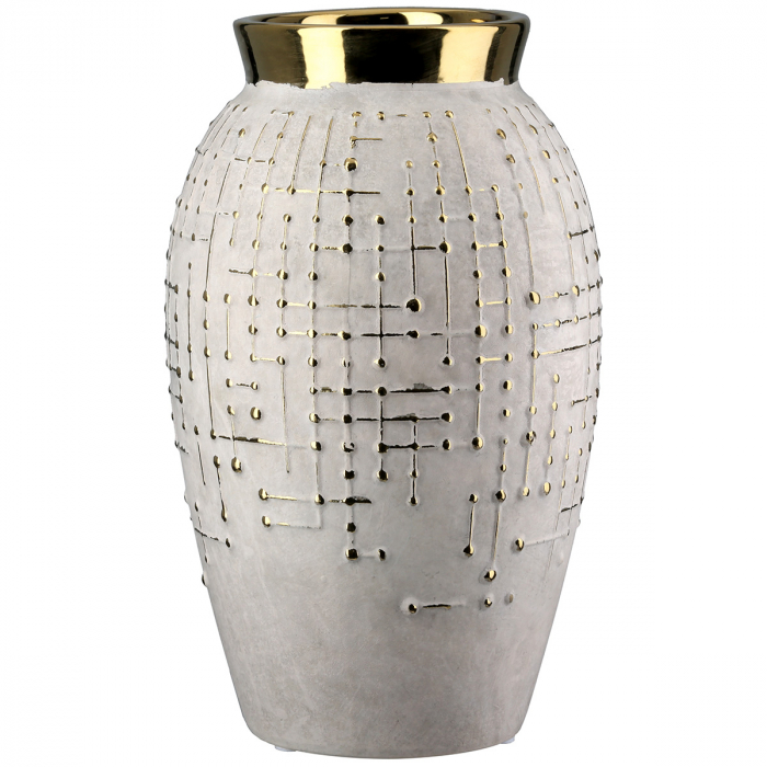 Vaza, Madrid, Ceramica, bej, PU 2, H. 33 cm, D. 18 cm [1]